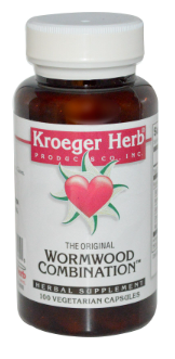 Kroeger Herb Wormwood Combination 100 Vegetarian Capsules