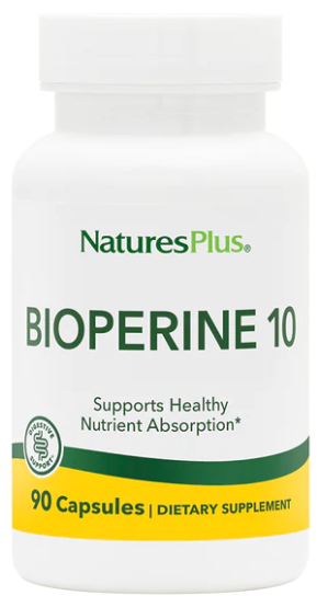 NaturesPlus Bioperine 10 90 Capsules