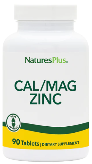NaturesPlus Calcium Magnesium Zinc 90 Tablets