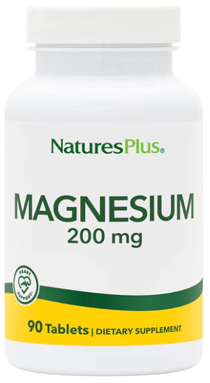NaturesPlus Magnesium 200mg 90 Tablets