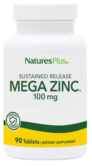 NaturesPlus Mega Zinc 100mg 90 Tablets