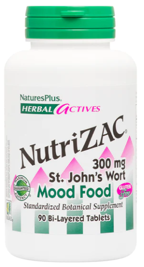 NaturesPlus NutriZAC St. John's Wort 300 mg 90 Tablets