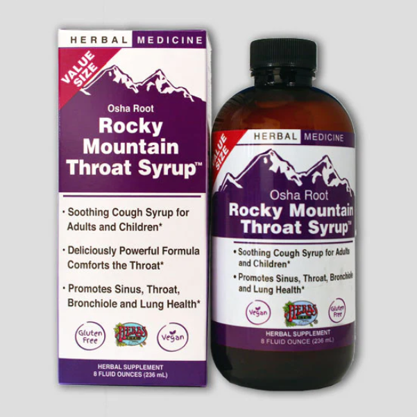 Herbs Etc. Rocky Mountain Throat Syrup 8 fl oz