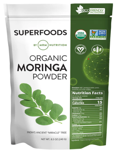 MRM Nutrition Organic Moringa Powder 8.5oz