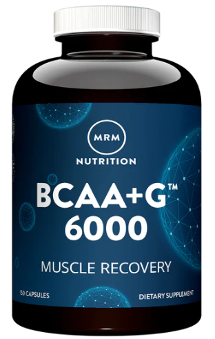 MRM Nutrition BCAA+G 6000 Muscle Recovery 150 Capsules