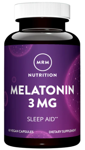 MRM Nutrition Melatonin 3 mg 60 Vegan Capsules