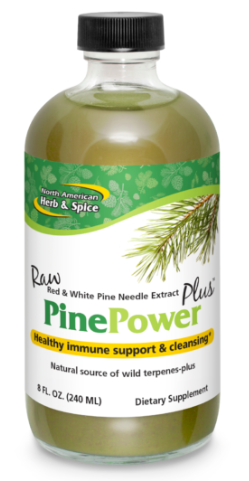 North American Herb & Spice Raw Pine Power Raw Red & White Pine Needle Extract 8 fl. oz.