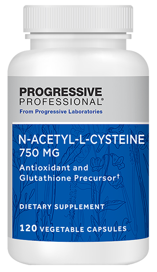 Progressive Professional NAC N-Acetyl-L-Cysteine 120 Vegetable Capsules