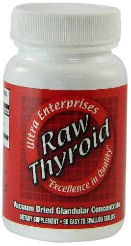 Ultra Enterprises Raw Thyroid 90 Tablets