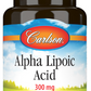 Carlson Alpha Lipoic Acid 300mg 30 Tablets