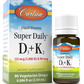 Carlson Super Daily D3+K2 90 Vegetarian Liquid Drops