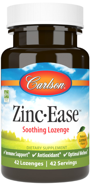 Carlson Zinc Ease 84 Lozenges