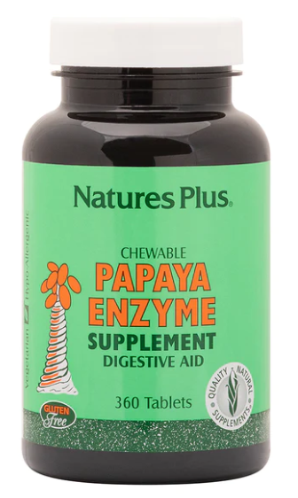 NaturesPlus Papaya Enzyme 360 Chewable Tablets