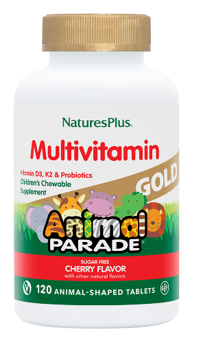 NaturesPlus Source of Life Animal Parade Gold 120 Chewable Tablets