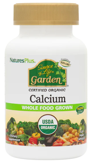 NaturesPlus Source of Life Garden Calcium 120 Vegan Capsules