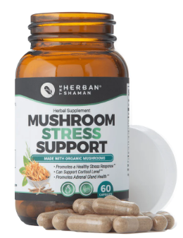The Herban Shaman Mushroom Stress Support 60 Capsules