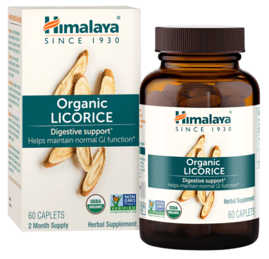 Himalaya Organic Licorice 60 Caplets