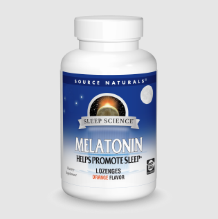 Source Naturals Melatonin 2.5 mg 240 Lozenges Orange Flavor