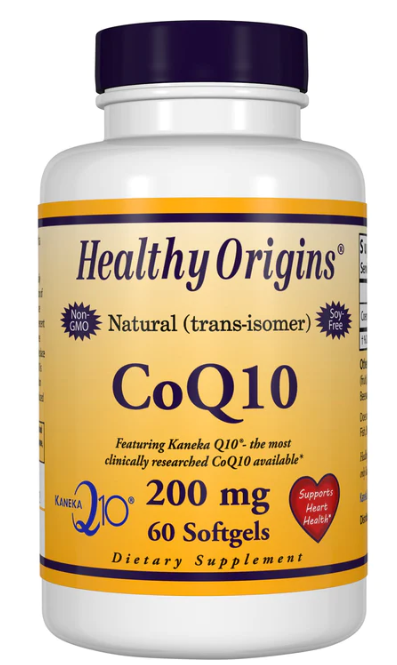 Healthy Origins CoQ10 200 mg 60 Soft Gels
