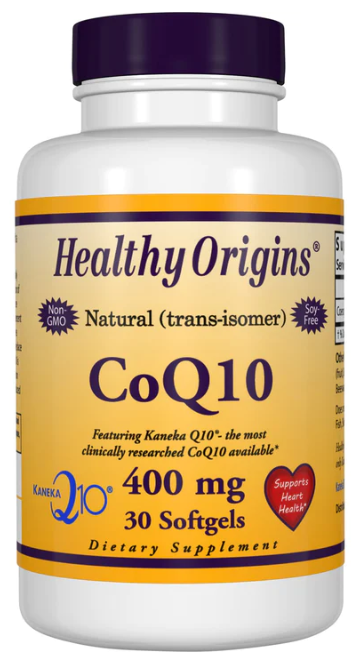 Healthy Origins CoQ10 400 mg 30 Soft Gels