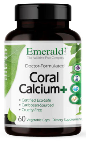 Emerald Labs Coral Calcium+ 60 Vegetable Capsules