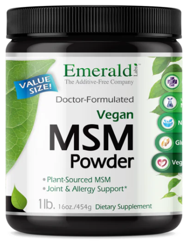 Emerald Labs MSM Powder 4000 mg 1 lb