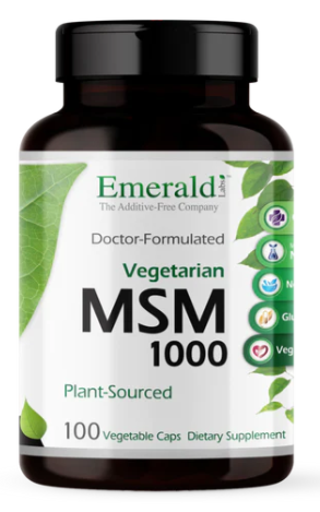 Emerald Labs MSM 1000 100 Vegetable Caps