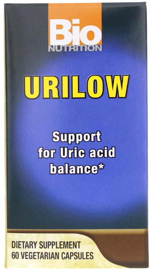 Bio Nutrition Urilow Uric Acid Support 60 Vegetarian Capsules
