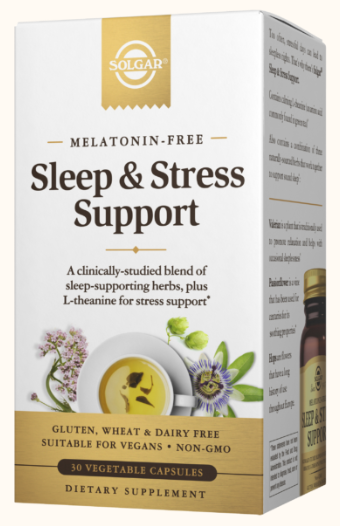 Solgar Sleep & Stress Support 30 Vegetable Capsules
