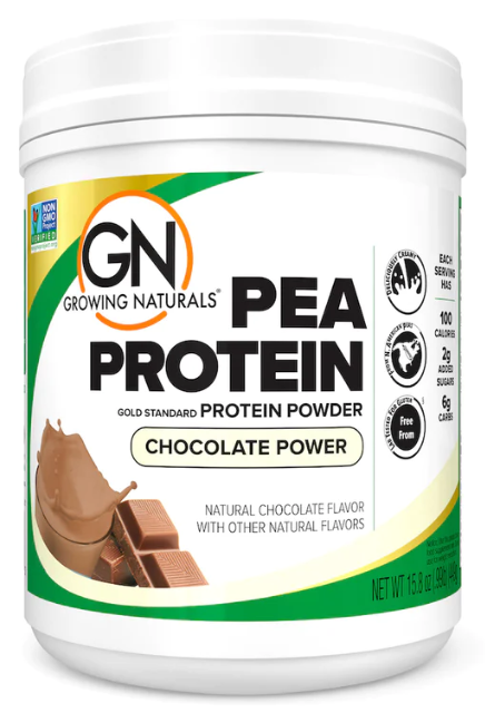 Growing Naturals Pea Protein Powder Chocolate Power 449g