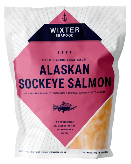 Wixter Seafood Alaskan Sockeye Salmon 12oz