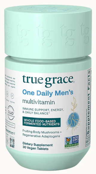 True Grace Men's Multivitamin 30 Vegetarian Tablets