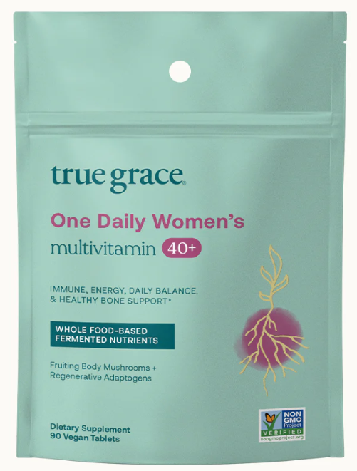 True Grace Women's 40+ Multivitamin 90 Vegetarian Tablets