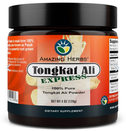 Amazing Herbs Tongkat Ali Express Powder 4 Oz.