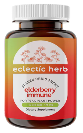 Eclectic Herb Elderberry Immune 475 mg 50 Veg Caps